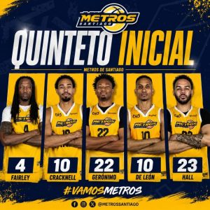 Metros de Santiago ganan la serie regular de la LNB 2026