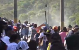 Heridos y detenidos durante marcha contra minería en SJM