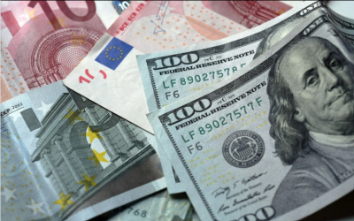 El dólar bajó 31 cts. y el euro 16; eran vendidos $59.25 y $71.51