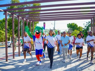 Municipio de Neiba recibe la antorcha de los XXV JCC SD26