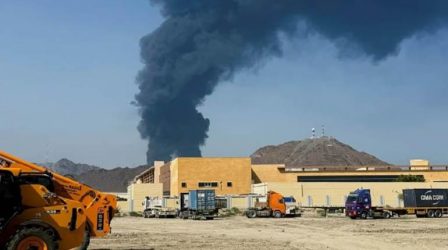 ABU DABI: Un dron iraní causa  incendio en recintos petroleros