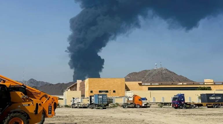 ABU DABI: Un dron iraní causa  incendio en recintos petroleros