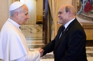 El Papa envía mensaje a Luis Abinader; recibe a ministro RD El Papa envía mensaje a Luis Abinader; recibe a ministro RD