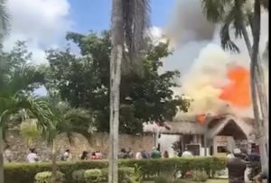 Comisión técnica investiga las causas del fuego en Bayahibe Comisión técnica investiga las causas del fuego en Bayahibe