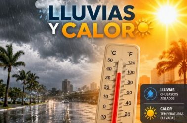 Lluvias afectan provincias RD este sábado; sigue calor intenso Lluvias afectan provincias RD este sábado; sigue calor intenso