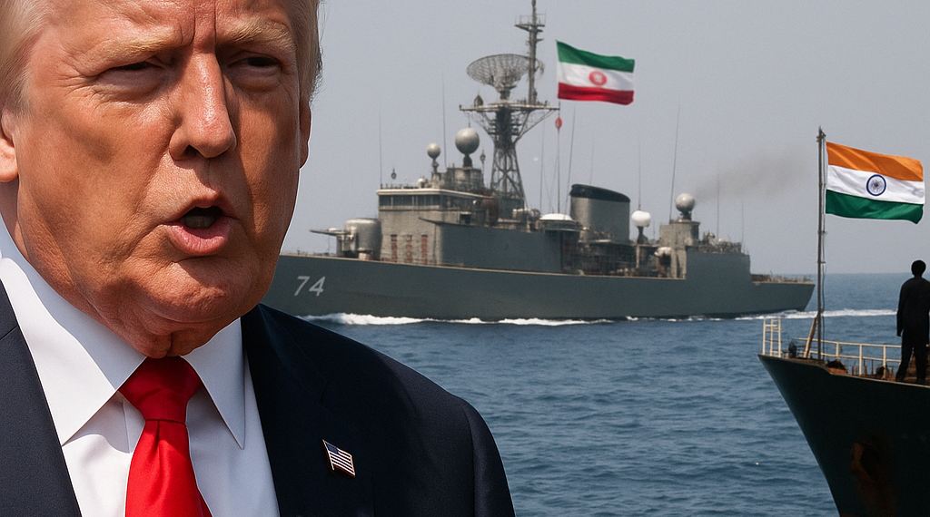 Trump condena ataque iraní a barcos indios salían de Ormuz