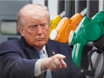 Trump exige bajar el precio de la gasolina a 2.50 dólares galón