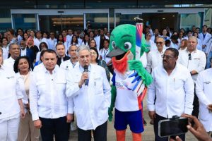 SNS recibe antorcha Juegos Centroamericanos y del Caribe