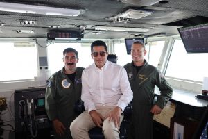 David Collado y embajadora EU visitan portaaviones USS Nimitz David Collado y embajadora EU visitan portaaviones USS Nimitz
