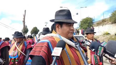 BOLIVIA: Detienen líder entidad social protesta contra Gobierno