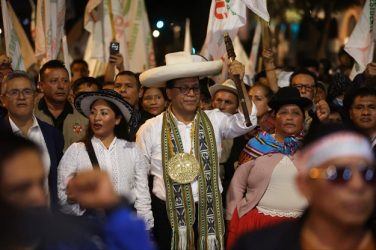 PERU: Roberto Sánchez exige en una marcha «justicia electoral»