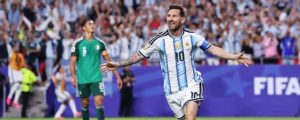 Argentina vence con triplete de Messi; Francia y Noruega ganan