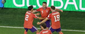 Haití batalla ante Escocia en el Mundial; Brasil saca un empate Haití batalla ante Escocia en el Mundial; Brasil saca un empate