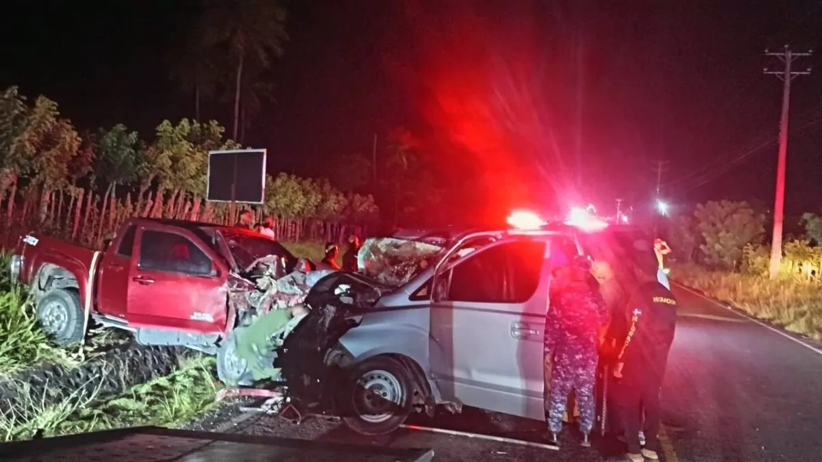 SAMANA: Choque deja dos turistas muertos y 5 heridos imagen