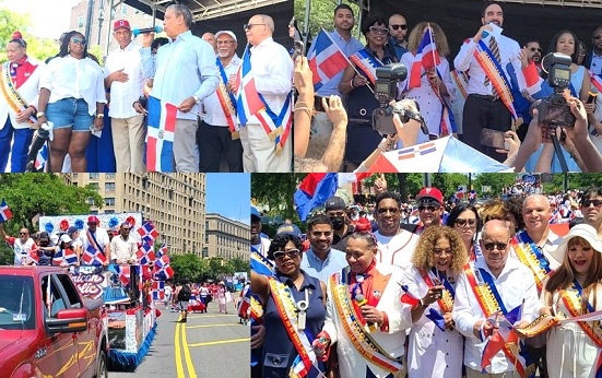 Miles participan en el desfile dominicano del Bonx, N. York Miles participan en el desfile dominicano del Bonx, N. York