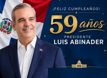 El presidente Abinader cumplió este domingo 59 años de edad El presidente Abinader cumplió este domingo 59 años de edad