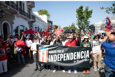 Miles de personas reclaman la independencia de Puerto Rico Miles de personas reclaman la independencia de Puerto Rico