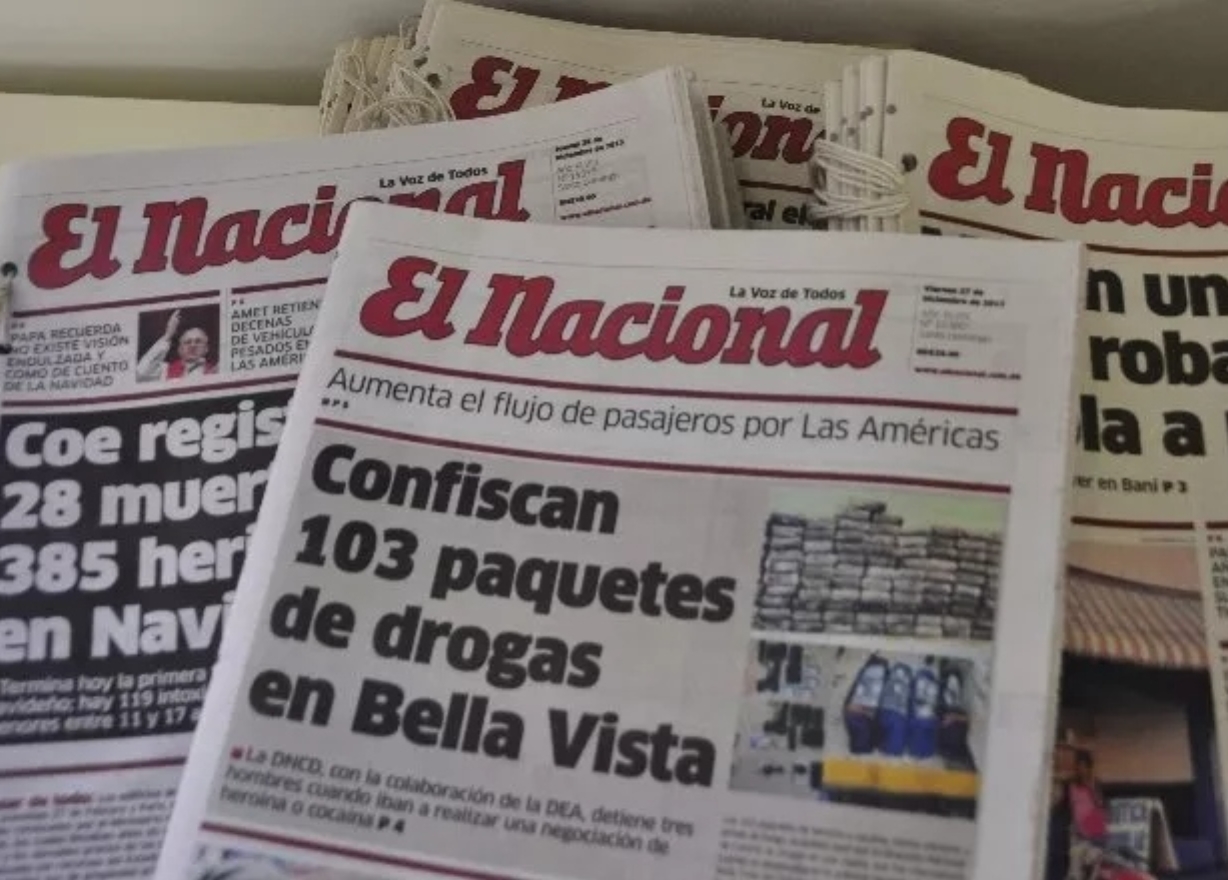 El periódico El Nacional dejó de circular en RD impreso en papel imagen