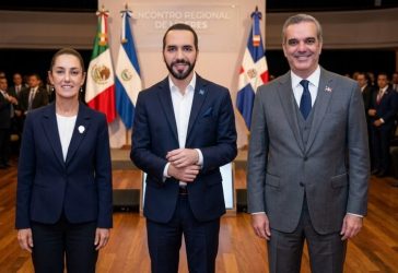 Bukele y Sheinbaum lideran aprobación AL; Abinader 48,7%