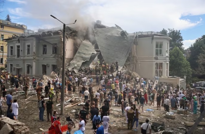 Diez muertos y cien heridos en ataque ruso contra evento Kiev