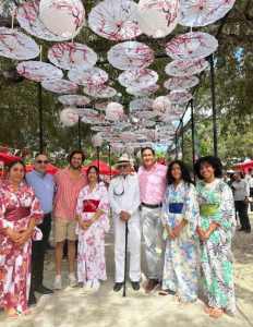 Festival cultural japonés en La Vigía, Dajabón