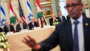Delegaciones de LÃbano, Israel y EEUU buscan un acuerdo de paz Delegaciones de LÃbano, Israel y EEUU buscan un acuerdo de paz