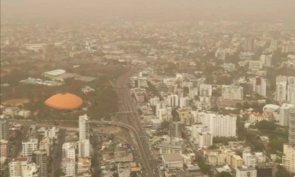 Polvo de Sahara mantiene en RD ambiente caluroso y con lluvias Polvo de Sahara mantiene en RD ambiente caluroso y con lluvias