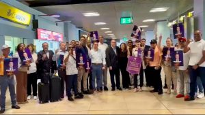 Aspirante presidencial del PLD Francisco Javier llega a Madrid