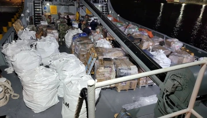 R. Dom. envía 50 toneladas de ayuda humanitaria a Colombia imagen
