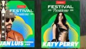 Juan Luis Guerra y Katy Perry en primer y segundo día festival imagen