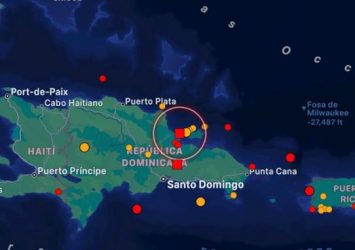 Temblor 4.1 sacude zonas de la RD la madrugada de este lunes