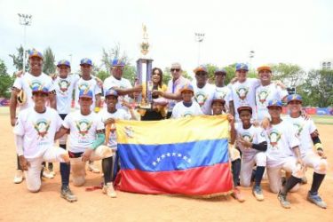 Venezuela repite campeonato  Panamericano Béisbol Infantil