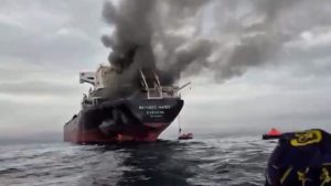 EE.UU. desmiente a Irán sobre incendio petrolero en Ormuz