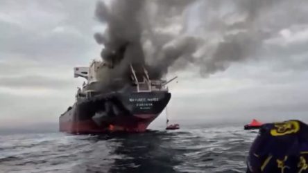 EE.UU. desmiente a Irán sobre incendio petrolero en Ormuz