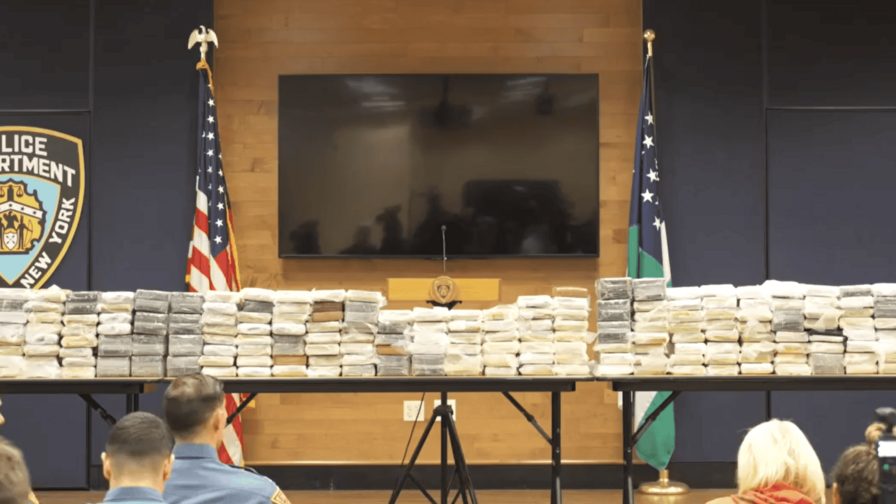 Nueva York incauta 263 kilos de  cocaína, el mayor en una década