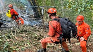 BRASIL: Mueren 4 personas al estrellarse un helicóptero