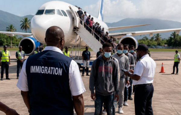 Haití recibe primer grupo de deportados EU tras fin del TPS