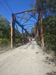 El puente metálico más antiguo del país 