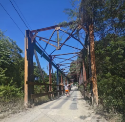 El puente metálico más antiguo del país El puente metálico más antiguo del país