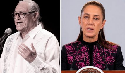 Presidenta de México lamenta fallecimiento de Palomares Presidenta de México lamenta fallecimiento de Palomares