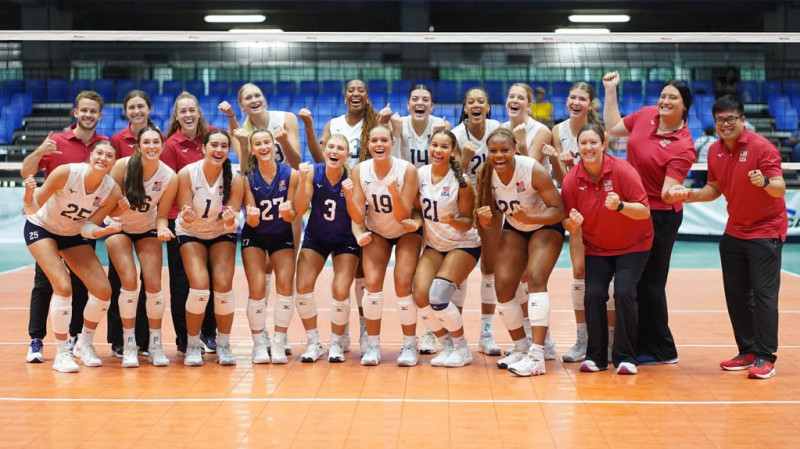 EEUU sigue invicta tras vencer a RD en Panam de Voleibol U-23 imagen