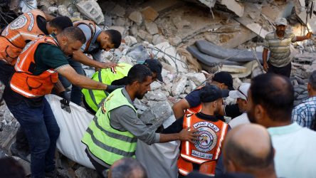 GAZA: Aumentan a 21 muertos por derrumbe de un edificio GAZA: Aumentan a 21 muertos por derrumbe de un edificio