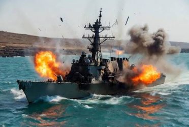 Irán ataca con misiles balísticos a 2 destructores EU en el Golfo