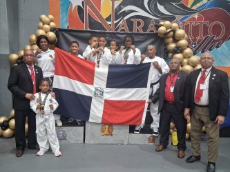 Niños dominicanos obtienen medallas en taekwondo de PR