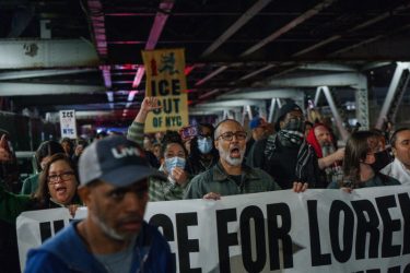 Protestas en NY por incidente donde fue baleado uno de RD