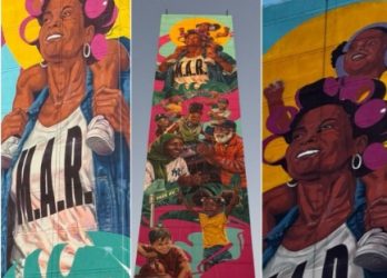 NY: Dominicano pinta en El Bronx el mural más alto de EU