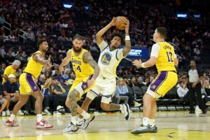 Dominicano Lendeborg lidera a Warriors en triunfo ante Lakers