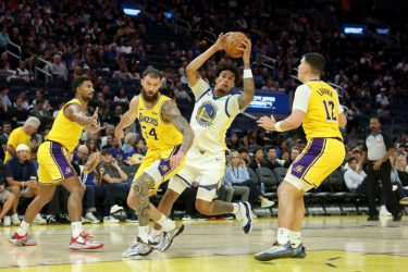 Dominicano Lendeborg lidera a Warriors en triunfo ante Lakers Dominicano Lendeborg lidera a Warriors en triunfo ante Lakers